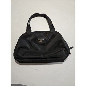 Vintage Harley-Davidson Nylon Hand Bag Ex. Leather Straps Are Shot! Flaking..
